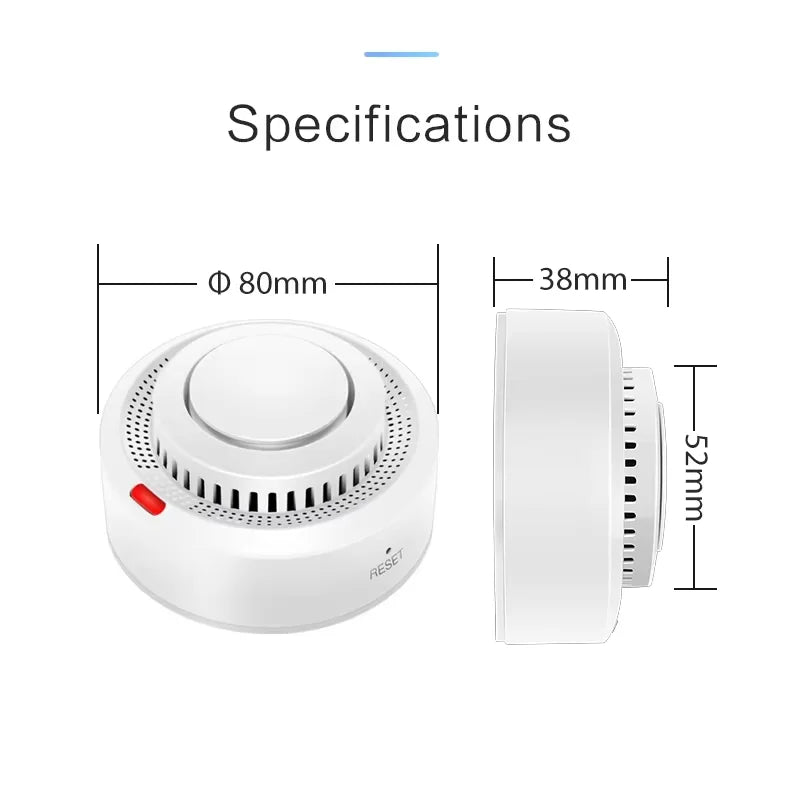 AiStealth™ Smart Smoke Detector – WiFi Fire & Smoke Alert System