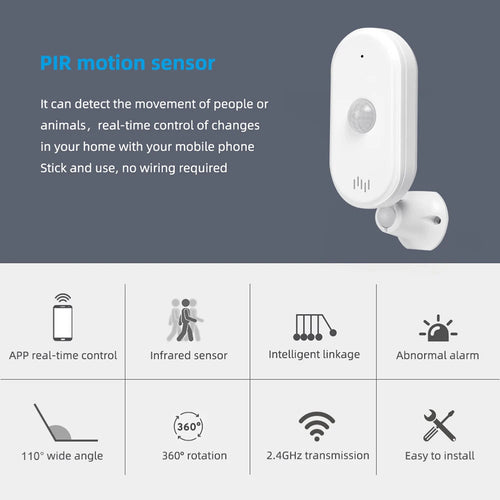 AiStealth™ Smart Motion Sensor — WiFi PIR Detection