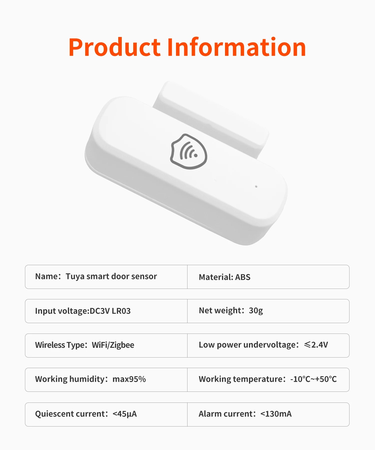 AiStealth™ Smart Door & Window Sensor (Wi-Fi, No Hub)
