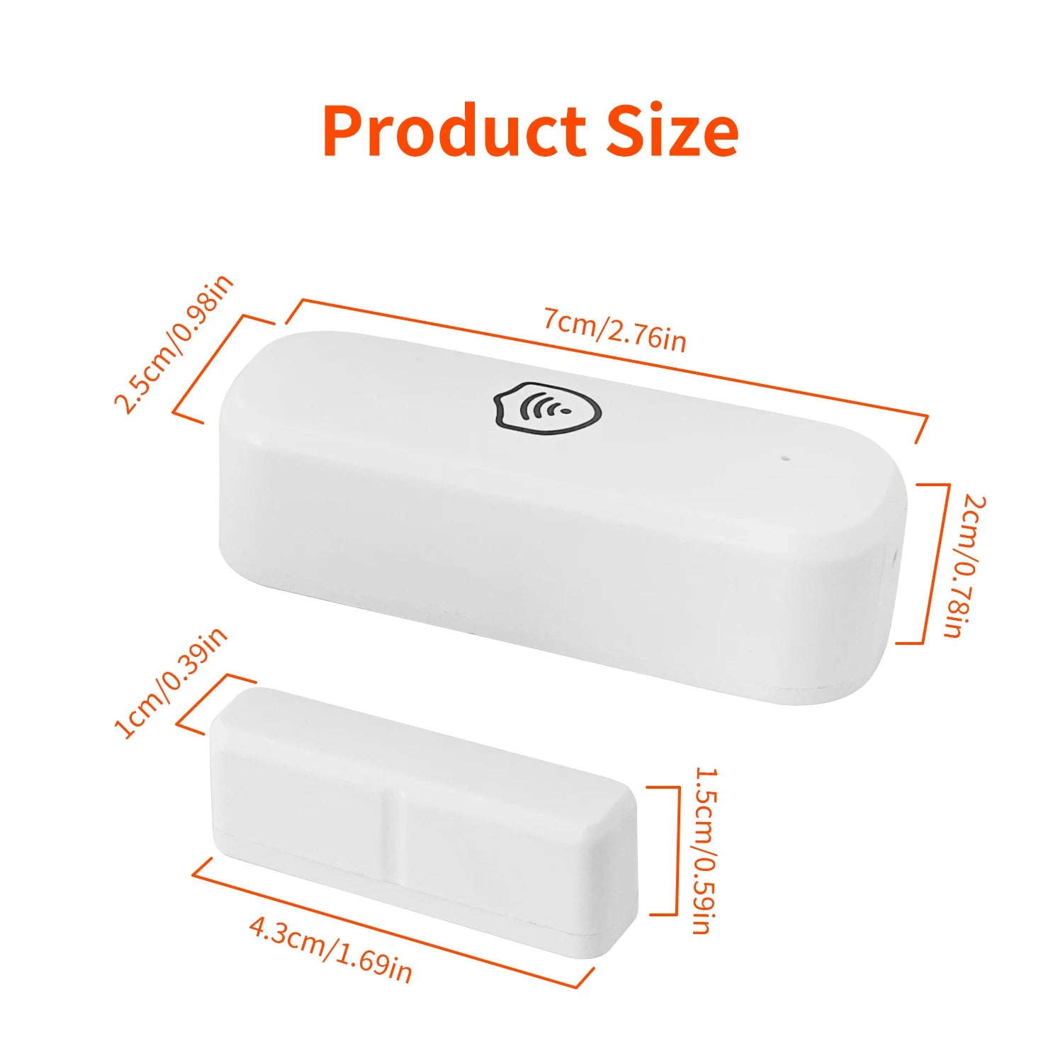 AiStealth™ Smart Door & Window Sensor (Wi-Fi, No Hub)