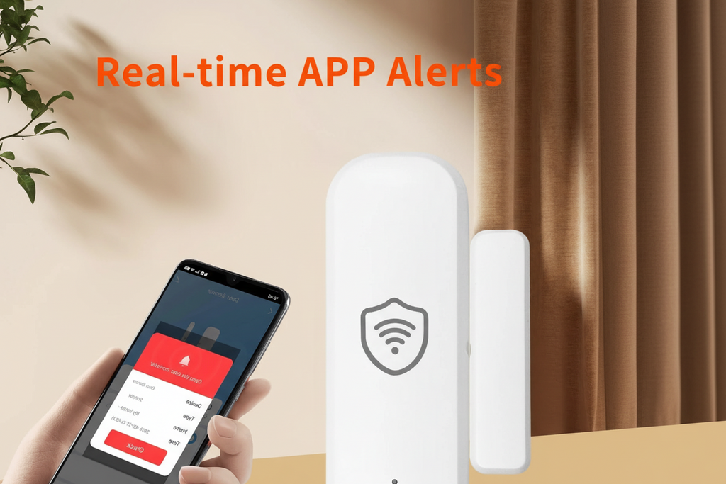 AiStealth™ Smart Door & Window Sensor (Wi-Fi, No Hub)